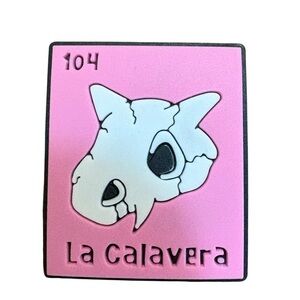 Pokemon Cubone La Calavera Loteria Card Croc Charm